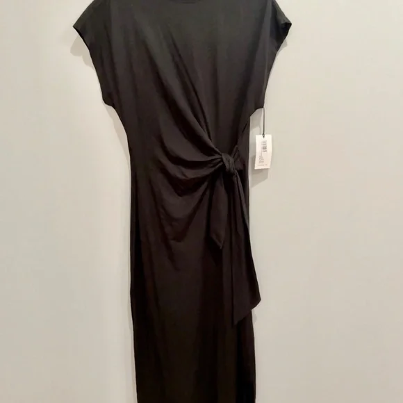 Apiece Apart Black Midi Dress - Picture 5 of 8